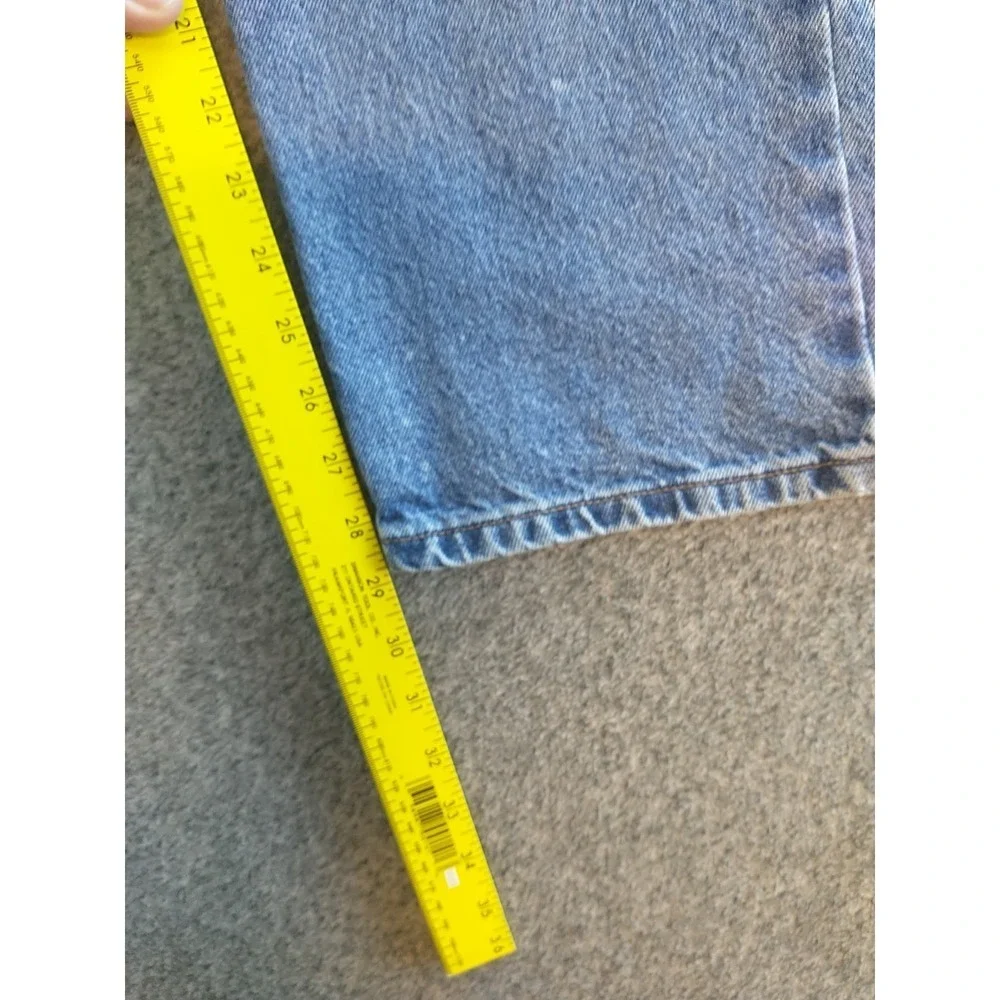 Levi Strauss Signature Mens Regular Fit Light Wash Blue Denim Jeans W36 L29